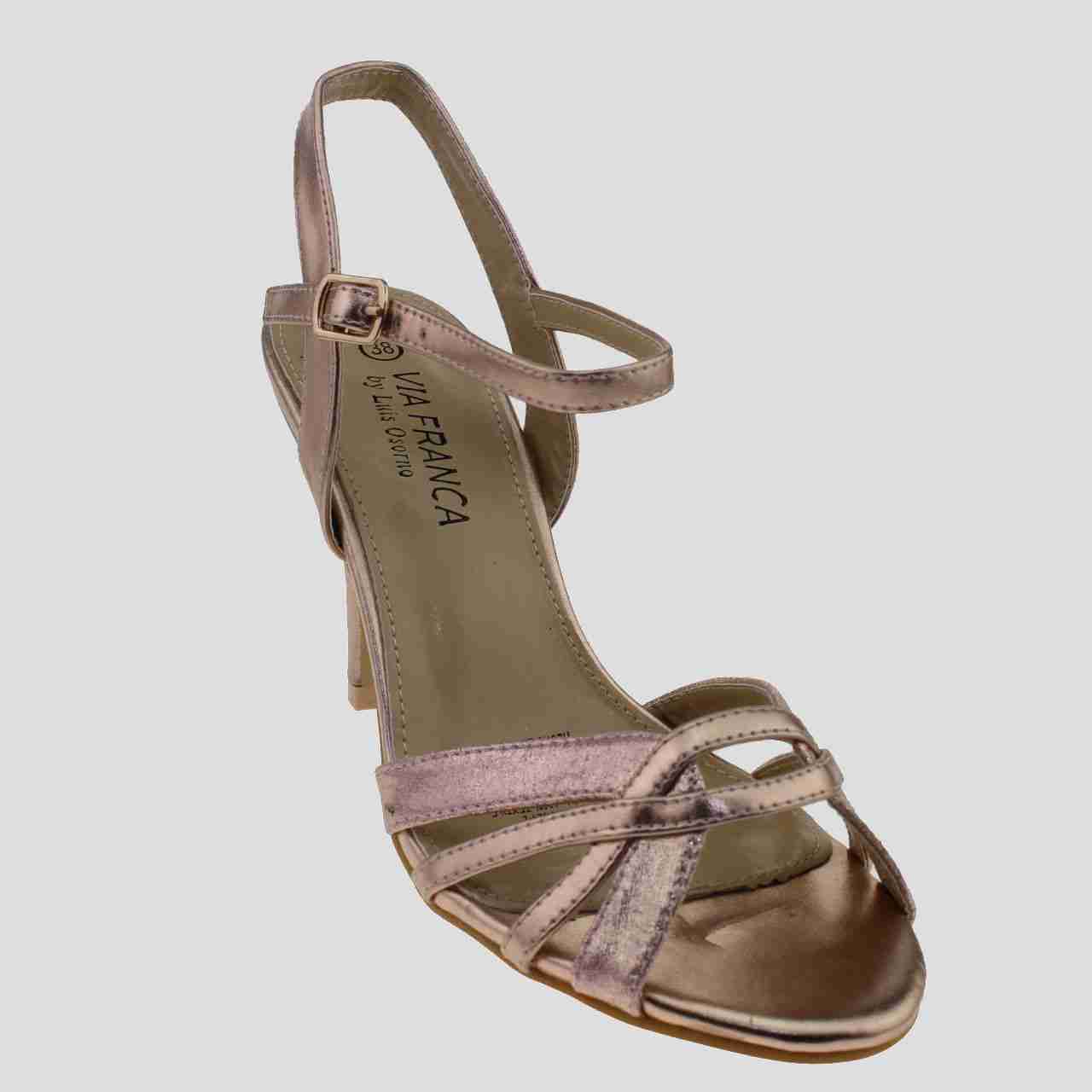 SANDALIAS MUJER VIA FRANCA FIESTA ART. 5G8242ROSA1 ROSADO - 1