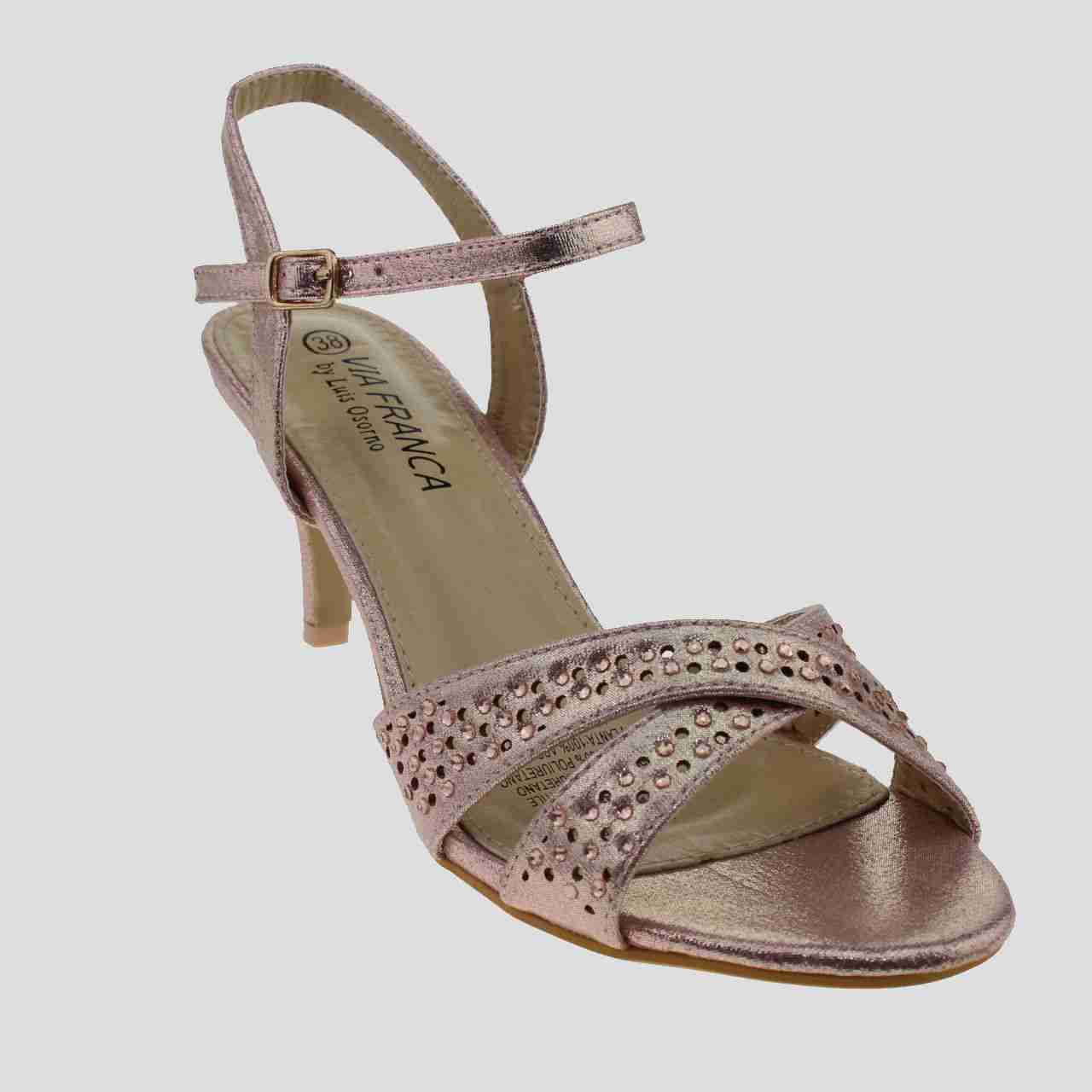 SANDALIAS MUJER VIA FRANCA FIESTA ART. 5G8240ROSA1 ROSADO - 1