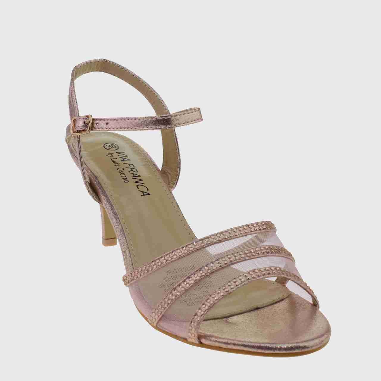 SANDALIAS MUJER VIA FRANCA FIESTA ART. 5G8245ROSA1 ROSADO - 1
