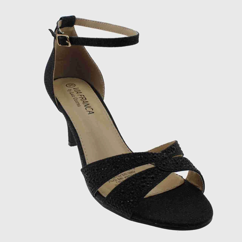 SANDALIAS MUJER VIA FRANCA FIESTA ART. 5G82431 NEGRO - 1