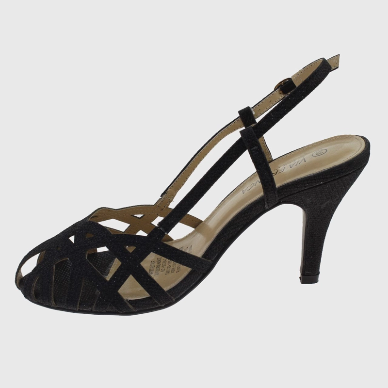 SANDALIAS MUJER VIA FRANCA FIESTA ART. 5G82351 NEGRO - 2