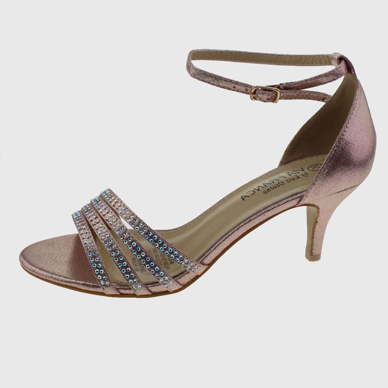 SANDALIAS MUJER VIA FRANCA FIESTA ART. 5G8236ROSA1 ROSADO - 2