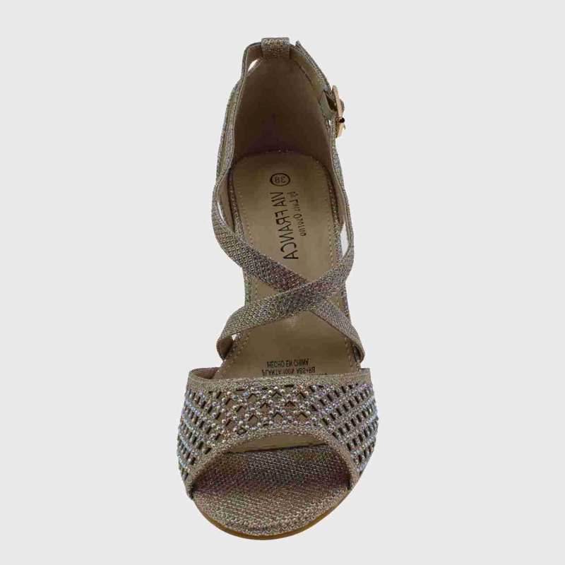 SANDALIAS MUJER VIA FRANCA FIESTA ART. 5G8244DORAD1 DORADO - 3