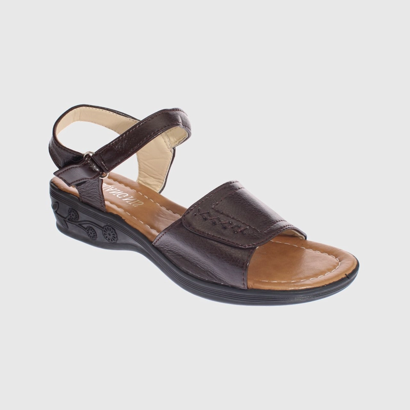 SANDALIAS MUJER VÍA FRANCA CAFÉ ART. 5TZY03904BROWN - 1