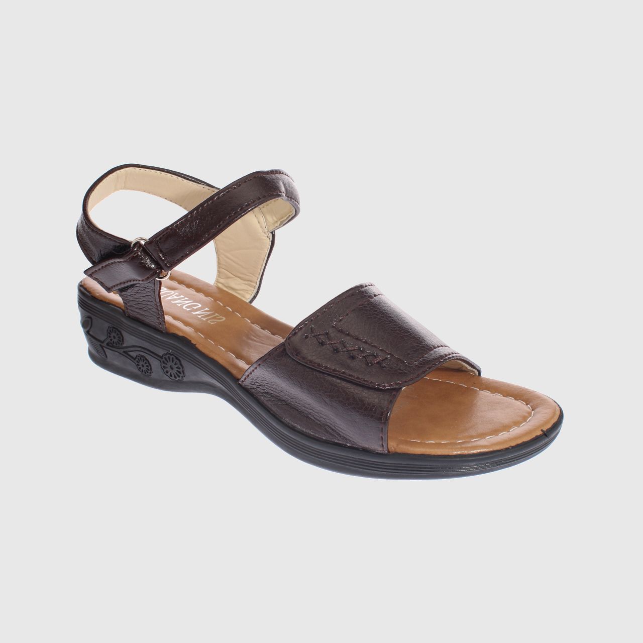 SANDALIAS MUJER VÍA FRANCA CAFÉ ART. 5TZY03904BROWN - 1