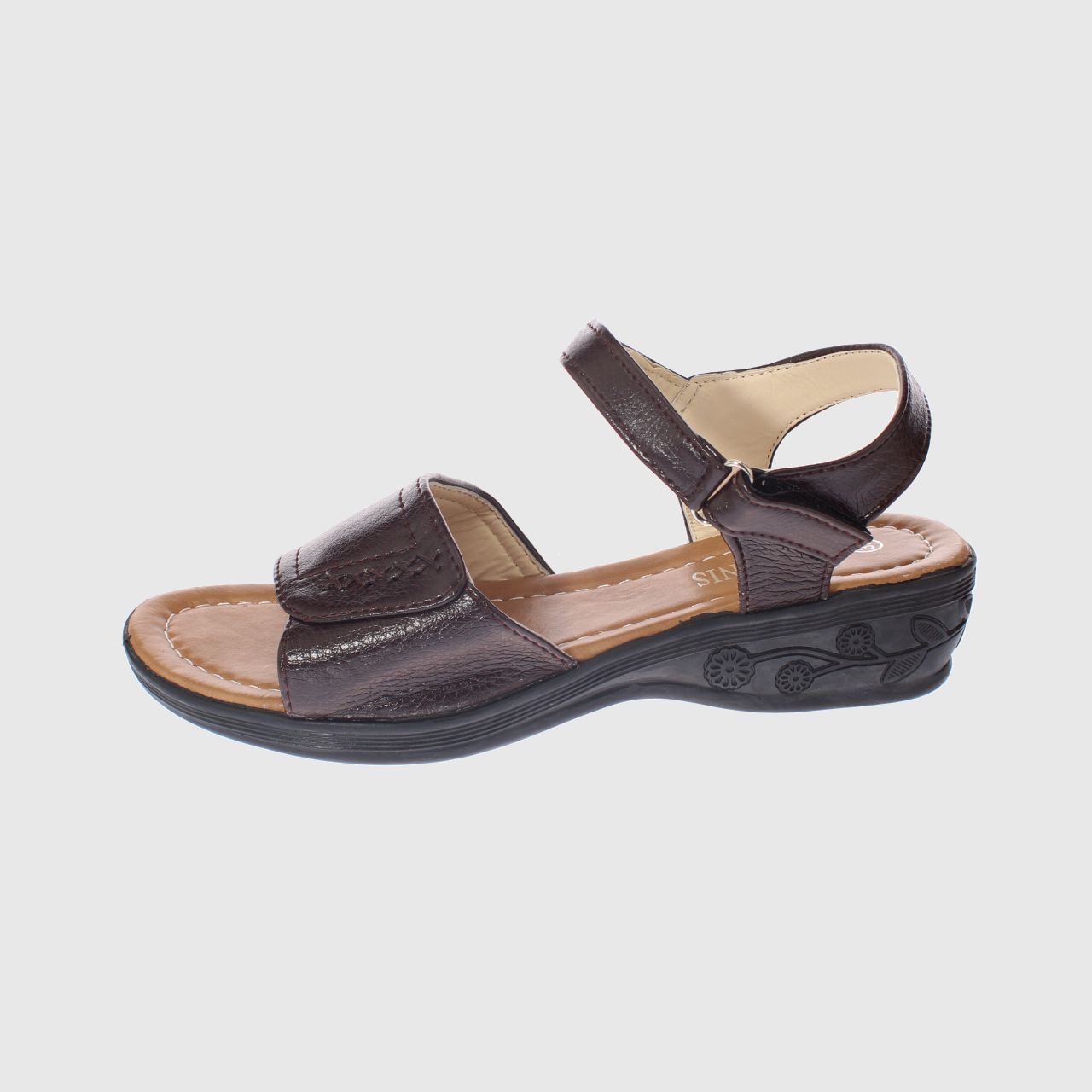 SANDALIAS MUJER VÍA FRANCA CAFÉ ART. 5TZY03904BROWN - 2