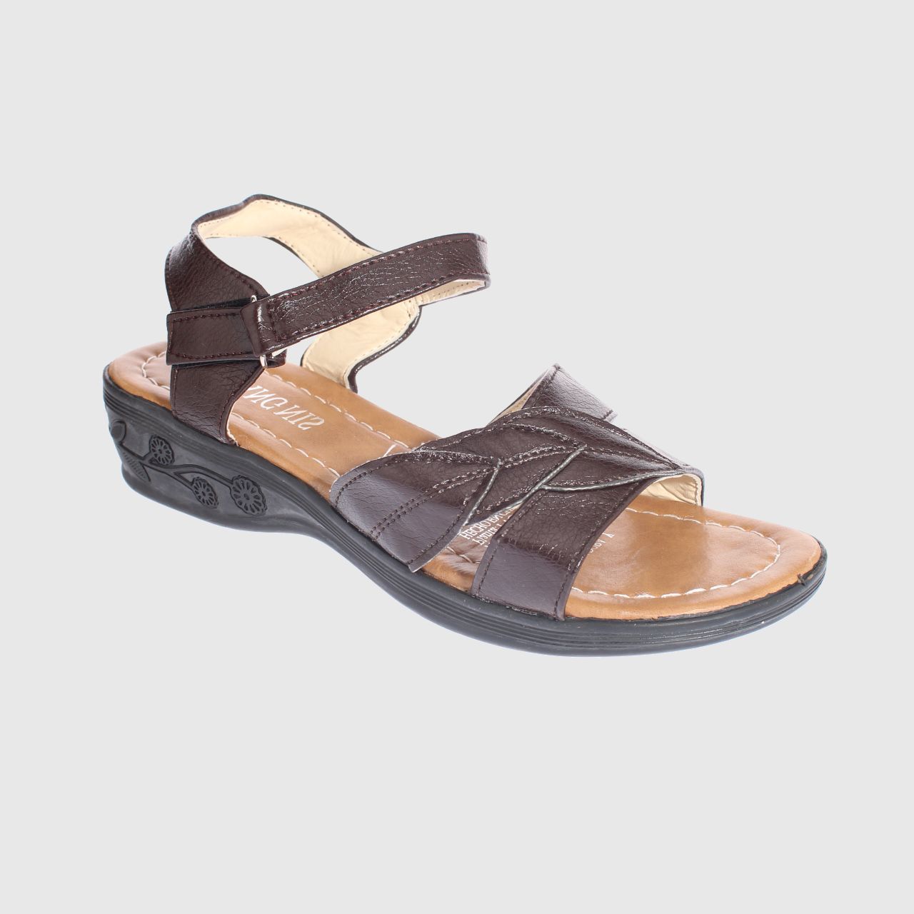 SANDALIAS MUJER VÍA FRANCA CAFÉ ART. 5TZY03905BROWN - 1