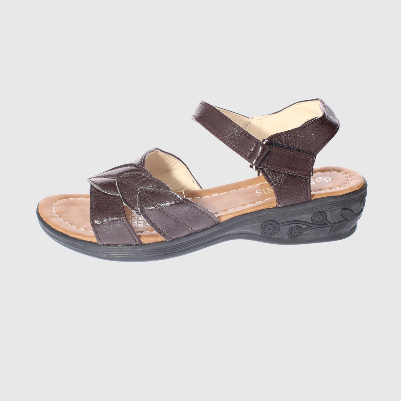 SANDALIAS MUJER VÍA FRANCA CAFÉ ART. 5TZY03905BROWN - 2