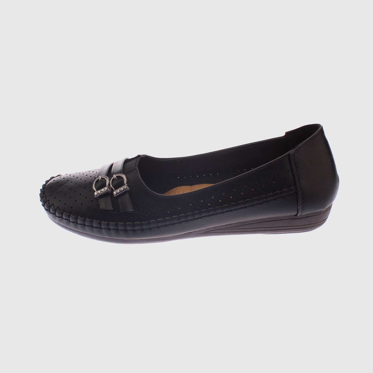 MOCASIN NEGRO MODELO ITALIANO ART. 5ASK64243BLACK - 2