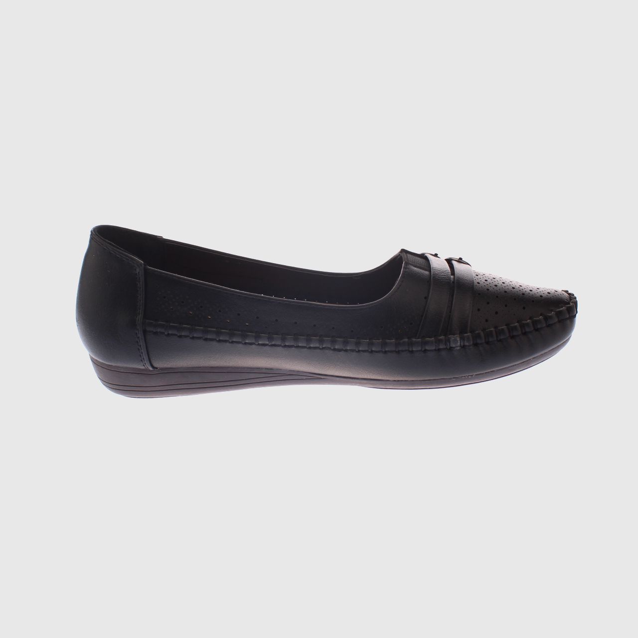 MOCASIN NEGRO MODELO ITALIANO ART. 5ASK64243BLACK - 3