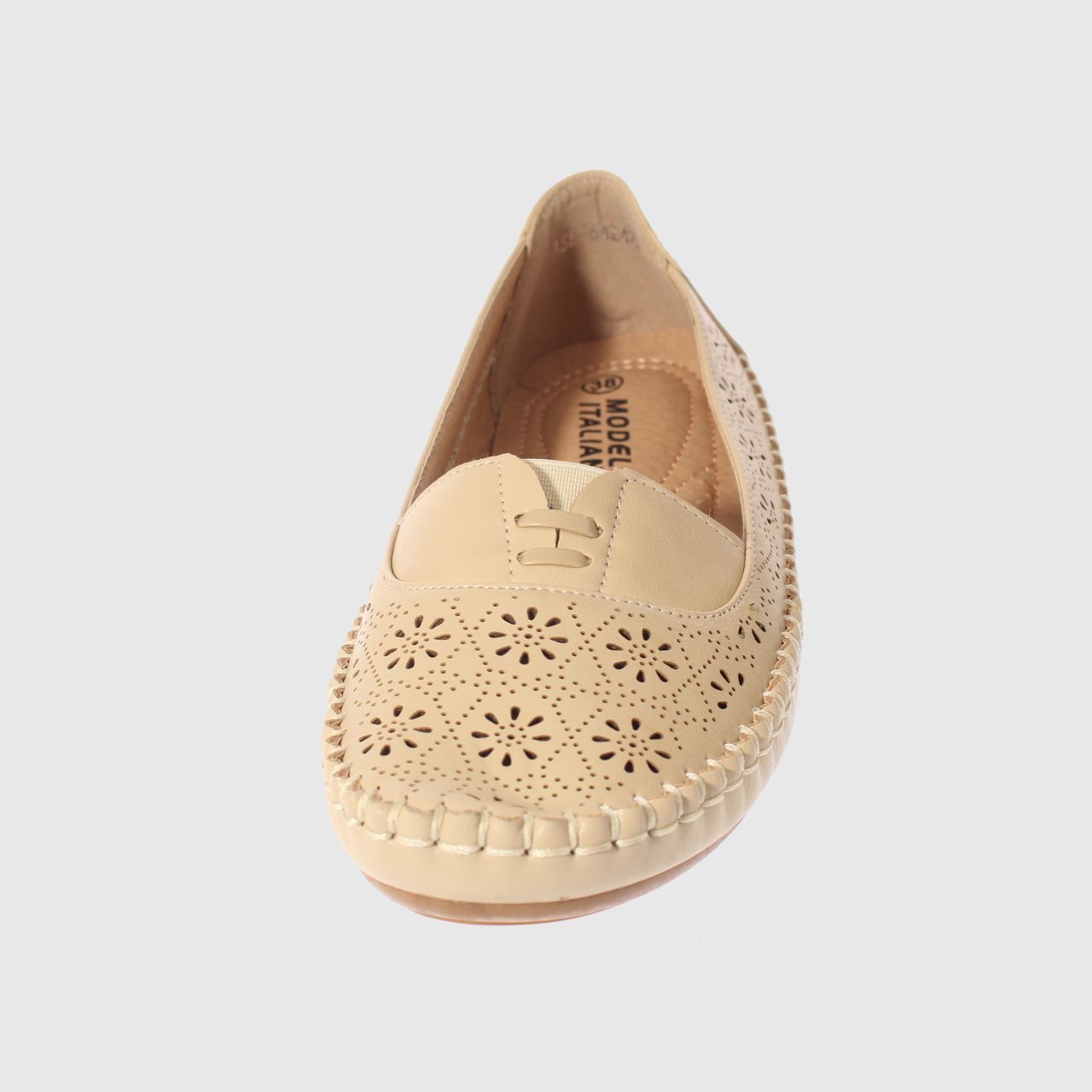 MOCASINES MUJER VIA FRANCA BEIGE MODELO ITALIANO ART. 5ASK64247 - 3