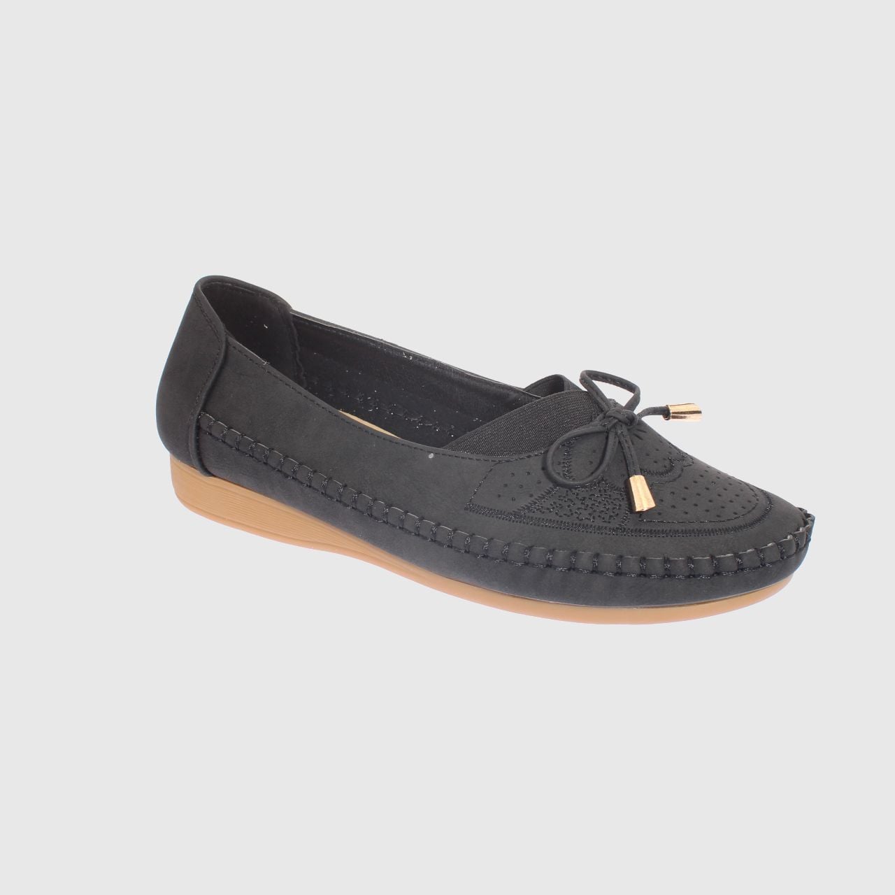 MOCASINES MUJER VIA FRANCA NEGRO ART. 5TX5170 - 1