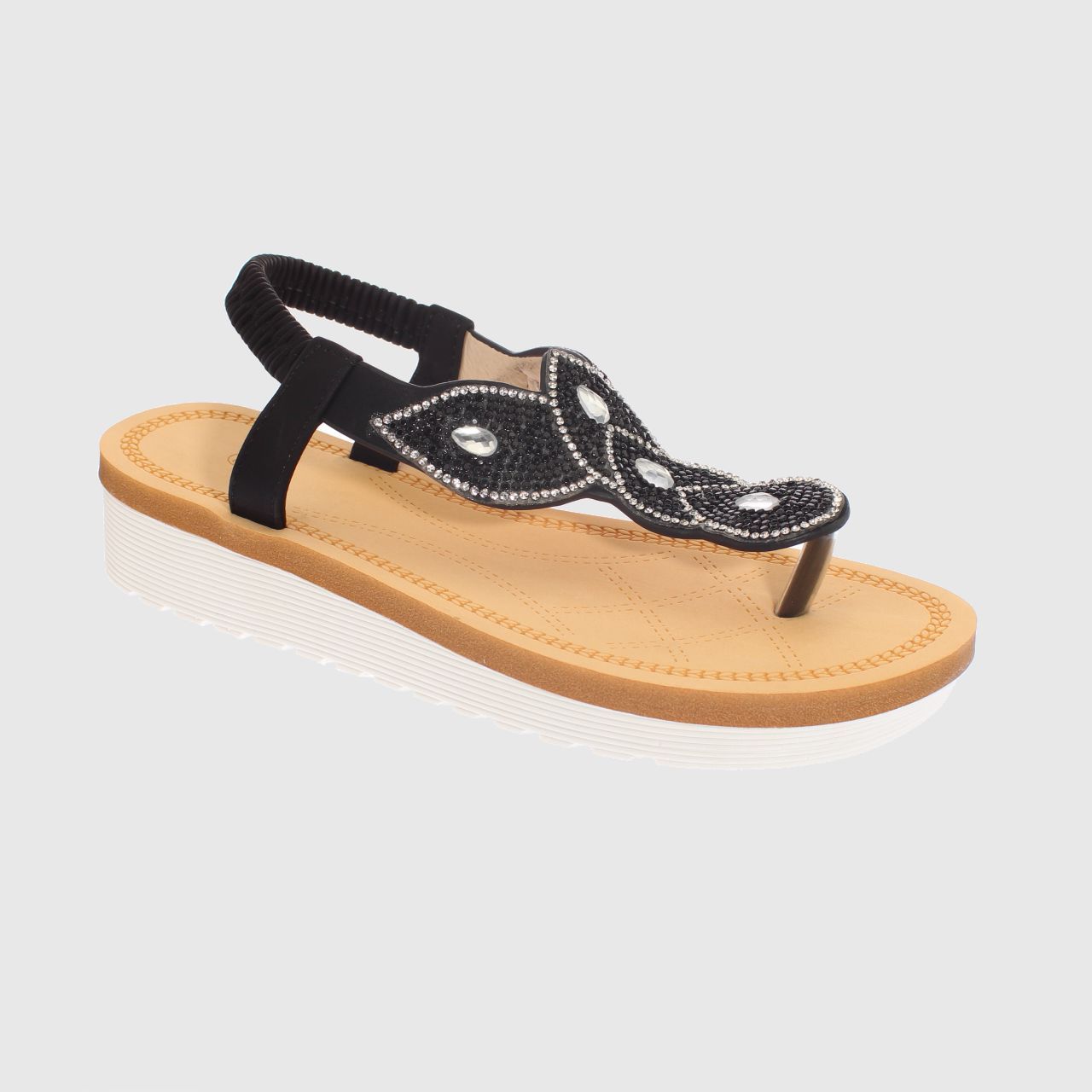 SANDALIA NEGRO VIA FRANCA ART. 52109B30805BLACK - 1