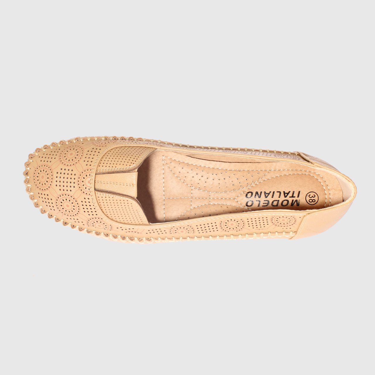 MOCASIN CAMEL MODELO ITALIANO ART. 5ASK64244LCAMEL - 5