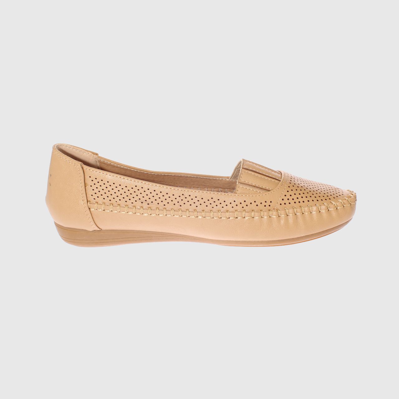 MOCASINES MUJER VIA FRANCA CAMEL MODELO ITALIANO ART. 5ASK64239L - 4