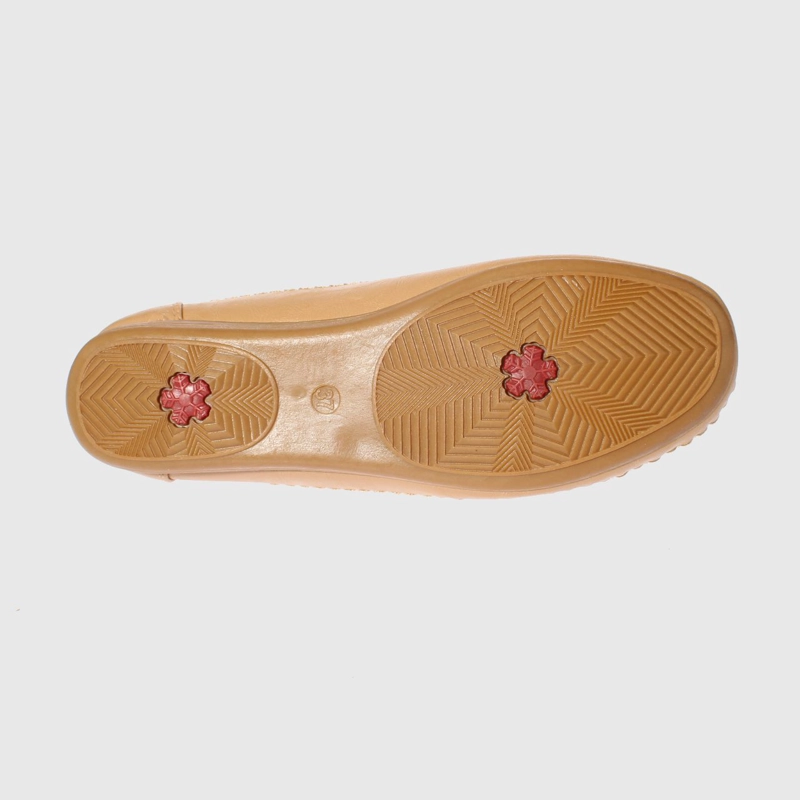 MOCASINES MUJER VIA FRANCA CAMEL MODELO ITALIANO ART. 5ASK64239L - 6