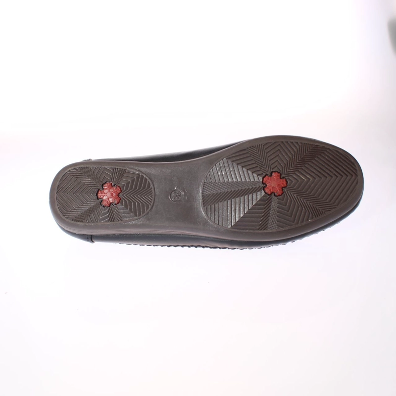 MOCASINES MUJER VIA FRANCA NEGRO MODELO ITALIANO ART. 5ASK64247 - 5