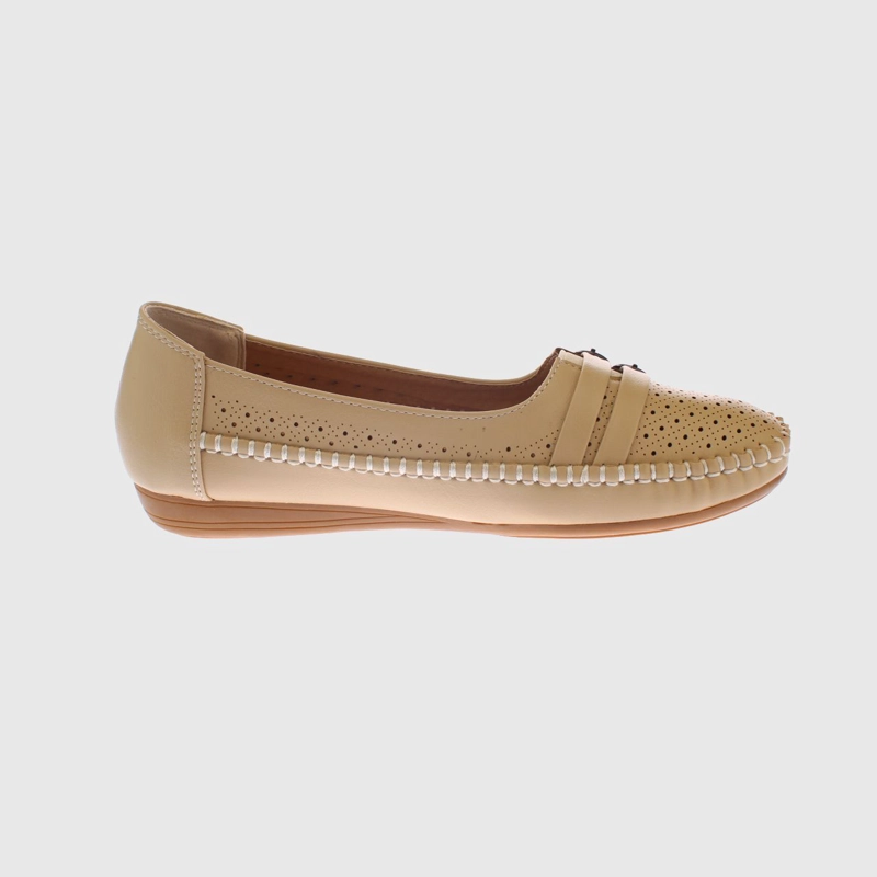 MOCASIN BEIGE MODELO ITALIANO ART. 5ASK64243BEIGE - 4