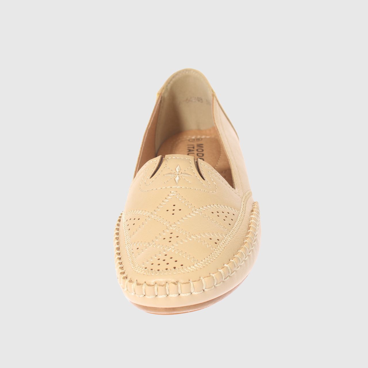 MOCASINES MUJER VIA FRANCA BEIGE MODELO ITALIANO ART. 5ASK64248 - 3