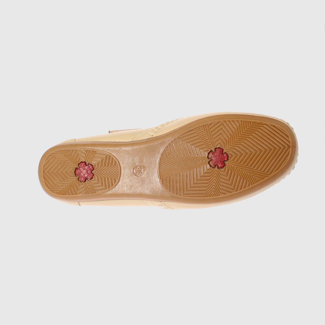 MOCASINES MUJER VIA FRANCA BEIGE MODELO ITALIANO ART. 5ASK64248 - 5