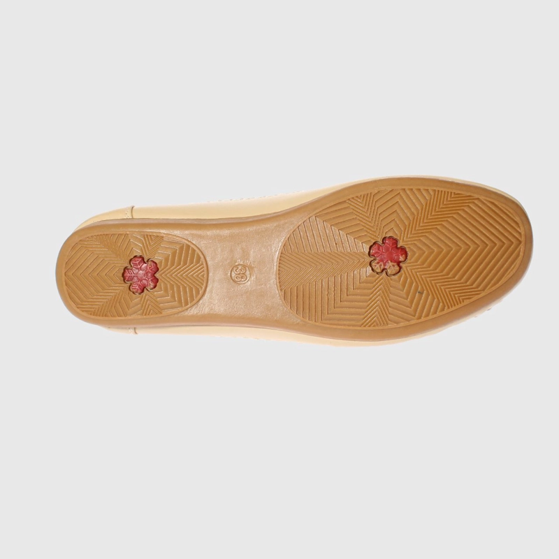 MOCASINES MUJER VIA FRANCA BEIGE MODELO ITALIANO ART. 5ASK64239 - 6