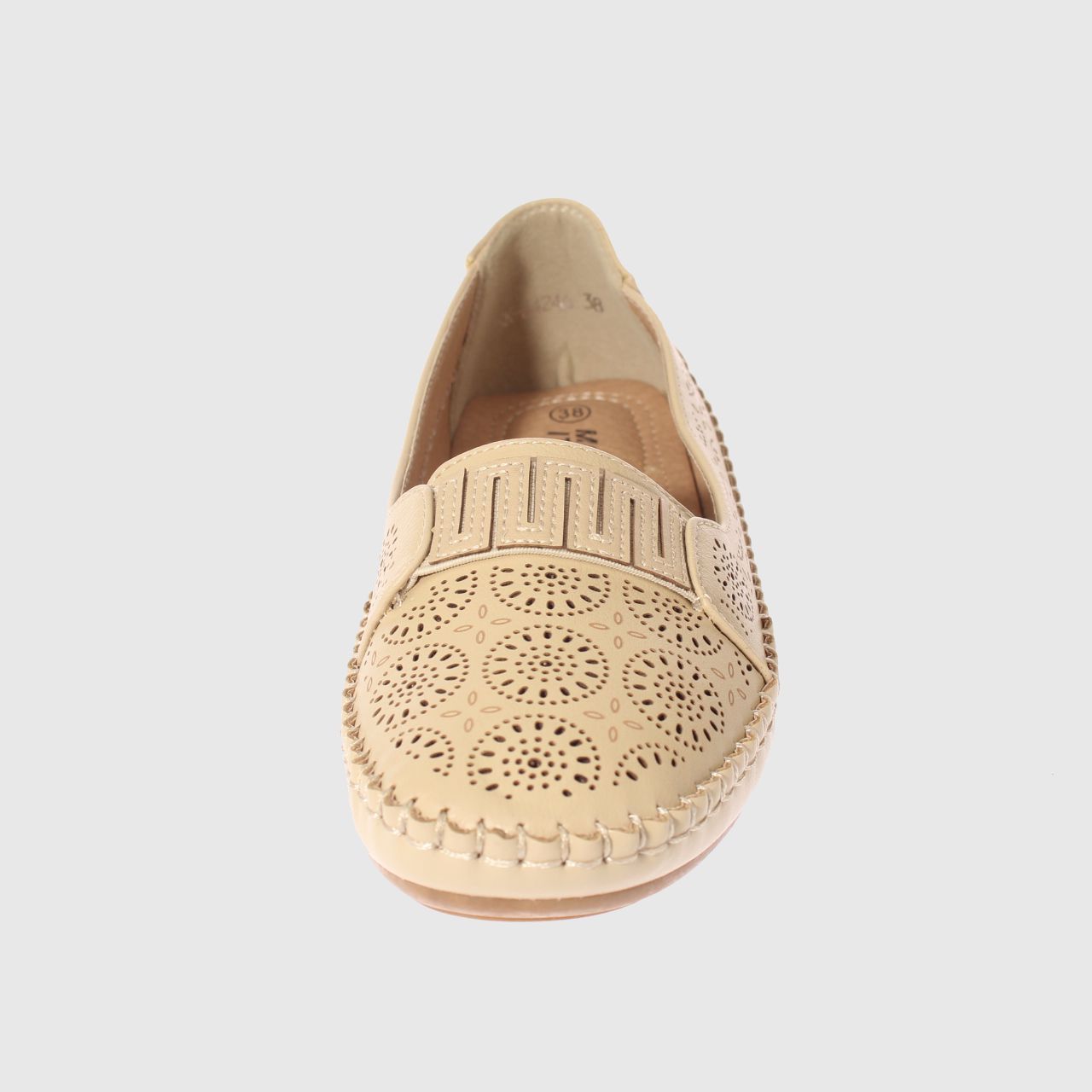 MOCASINES MUJER VIA FRANCA BEIGE MODELO ITALIANO ART. 5ASK64246 - 3