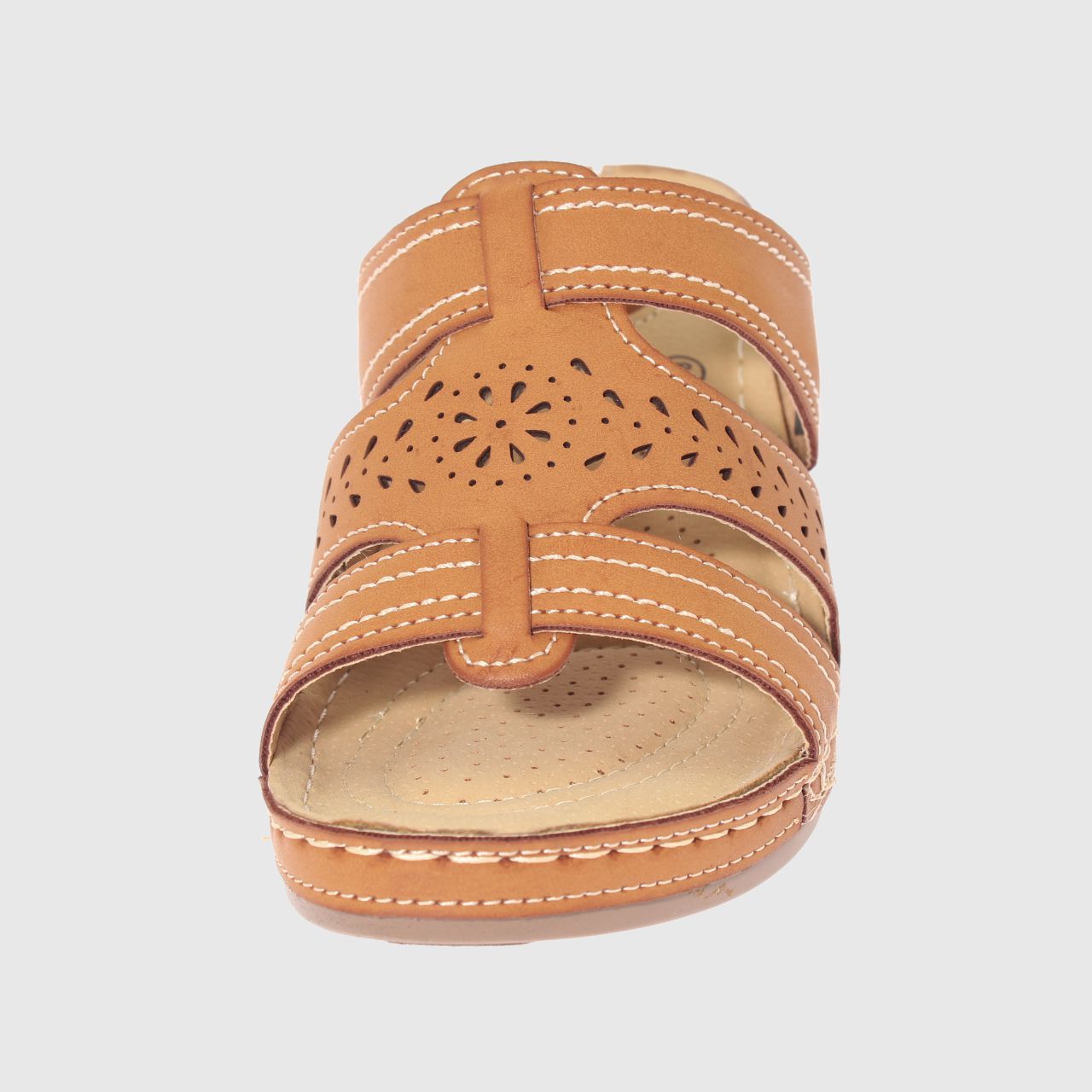 SANDALIAS MUJER VÍA FRANCA CAMEL CONFORT MODELO ITALIANO ART. 5ASK73327CAMEL - 3
