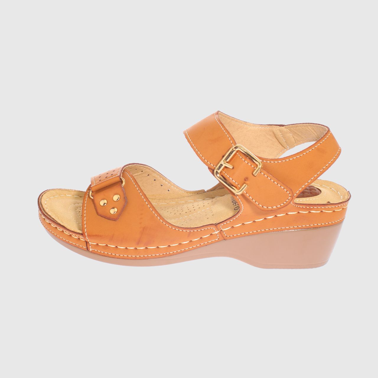 SANDALIAS MUJER VÍA FRANCA CAMEL CONFORT MODELO ITALIANO ART. 5ASK73337CAMEL - 2