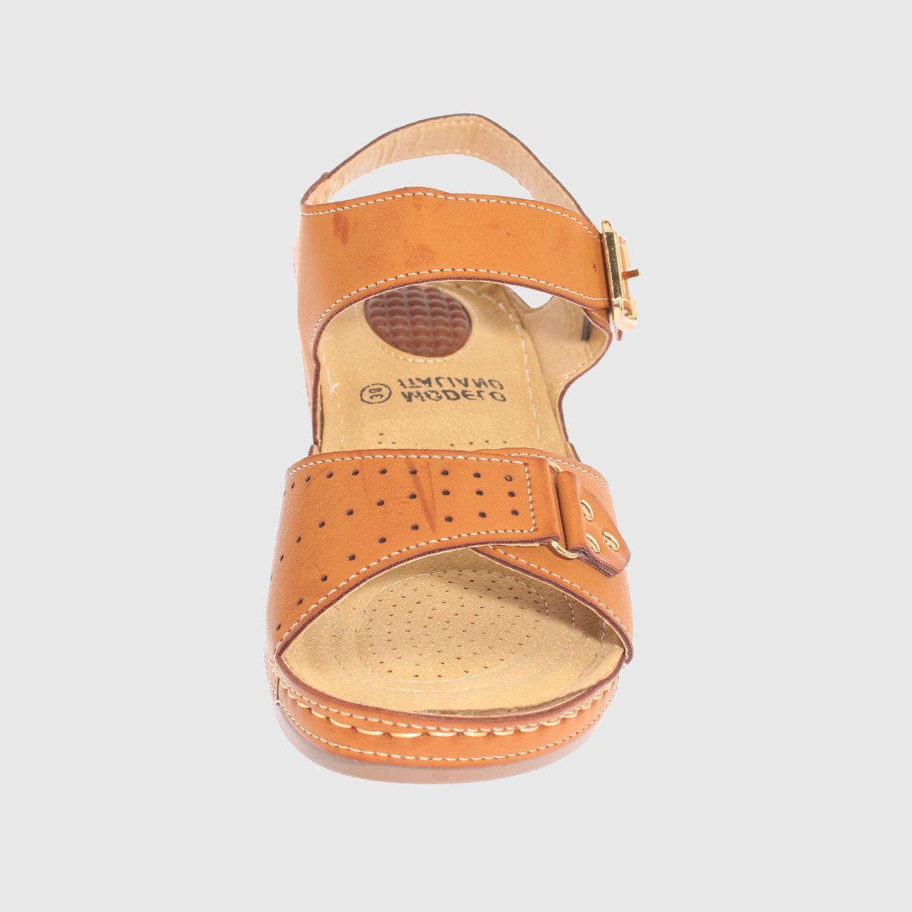 SANDALIAS MUJER VÍA FRANCA CAMEL CONFORT MODELO ITALIANO ART. 5ASK73337CAMEL - 3