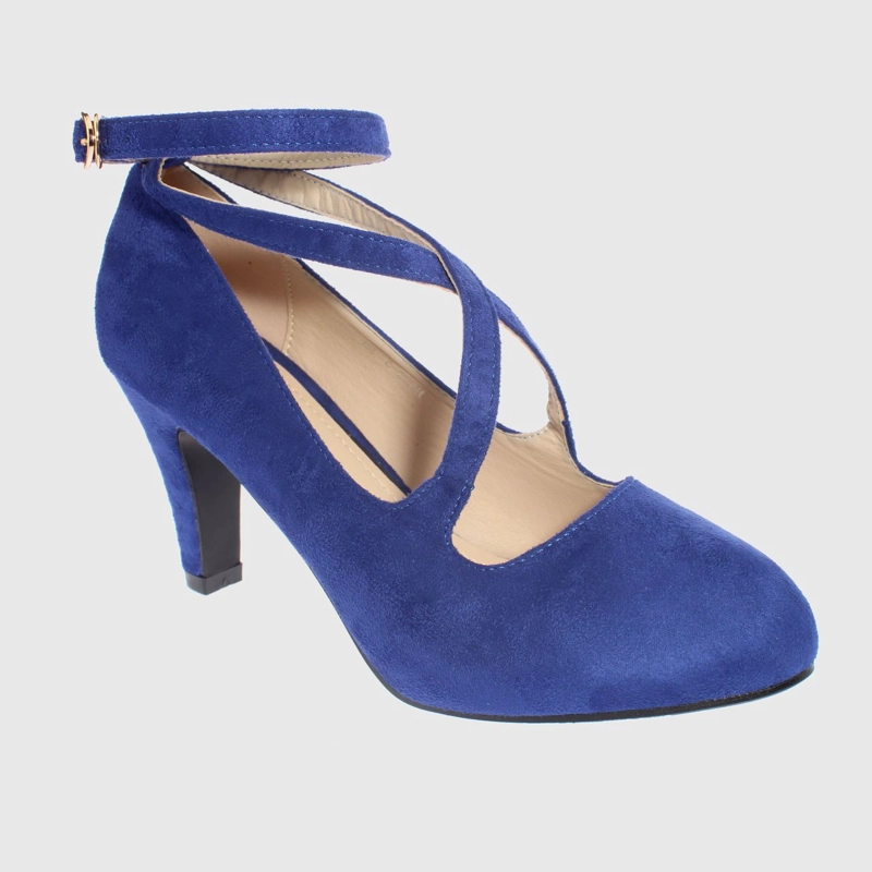 ZAPATO TACO AZUL HERIEL ART. 5H6553BLUE - 1