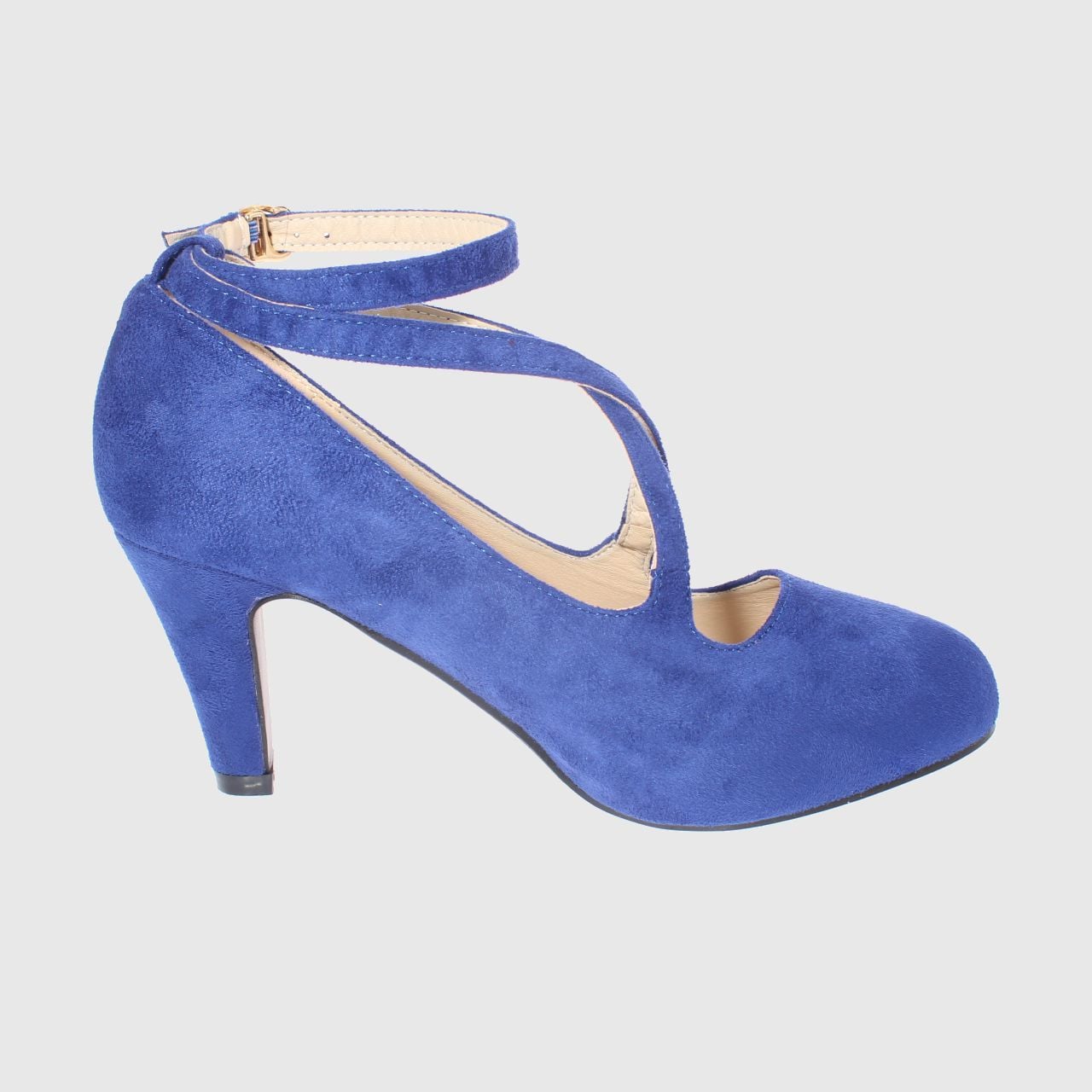ZAPATO TACO AZUL HERIEL ART. 5H6553BLUE - 4