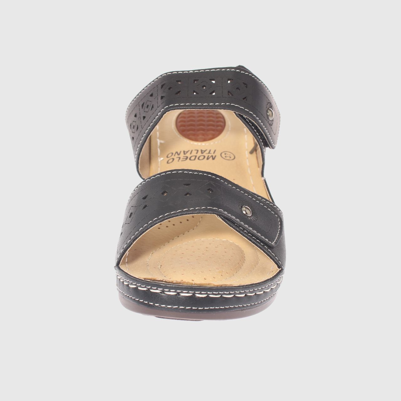 SANDALIAS MUJER VÍA FRANCA NEGRO CONFORT MODELO ITALIANO ART. 5ASK73321BLACK - 3
