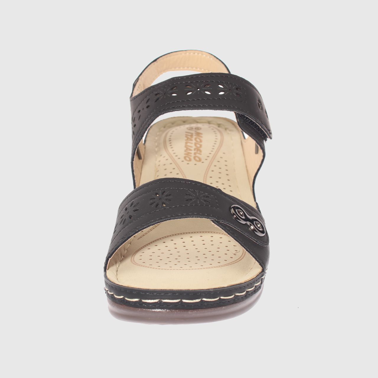 SANDALIAS MUJER VÍA FRANCA NEGRO CONFORT MODELO ITALIANO ART. 5ASK76613BLACK - 3