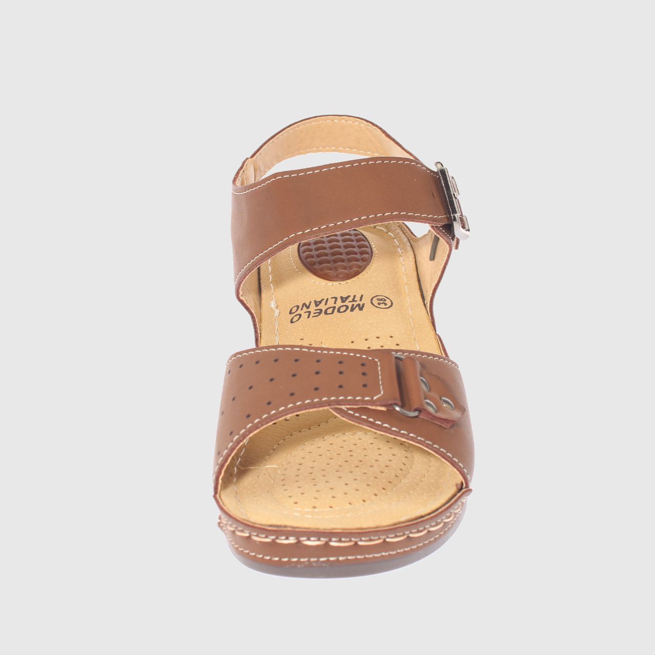 SANDALIAS MUJER VÍA FRANCA CAFÉ CONFORT MODELO ITALIANO ART. 5ASK73337BROWN - 3
