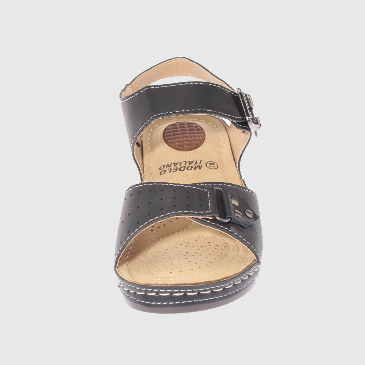 SANDALIAS MUJER VÍA FRANCA NEGRO CONFORT MODELO ITALIANO ART. 5ASK73337BLACK - 3