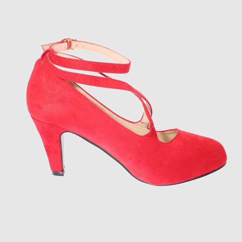 ZAPATO TACO ROJO HERIEL ART. 5H6557RED - 4
