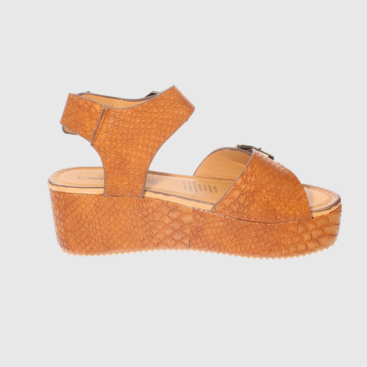 SANDALIA PLATAFORMA CROCO TOSTADO VIA FRANCA ART. 5CP1613CTOSTADO - 4