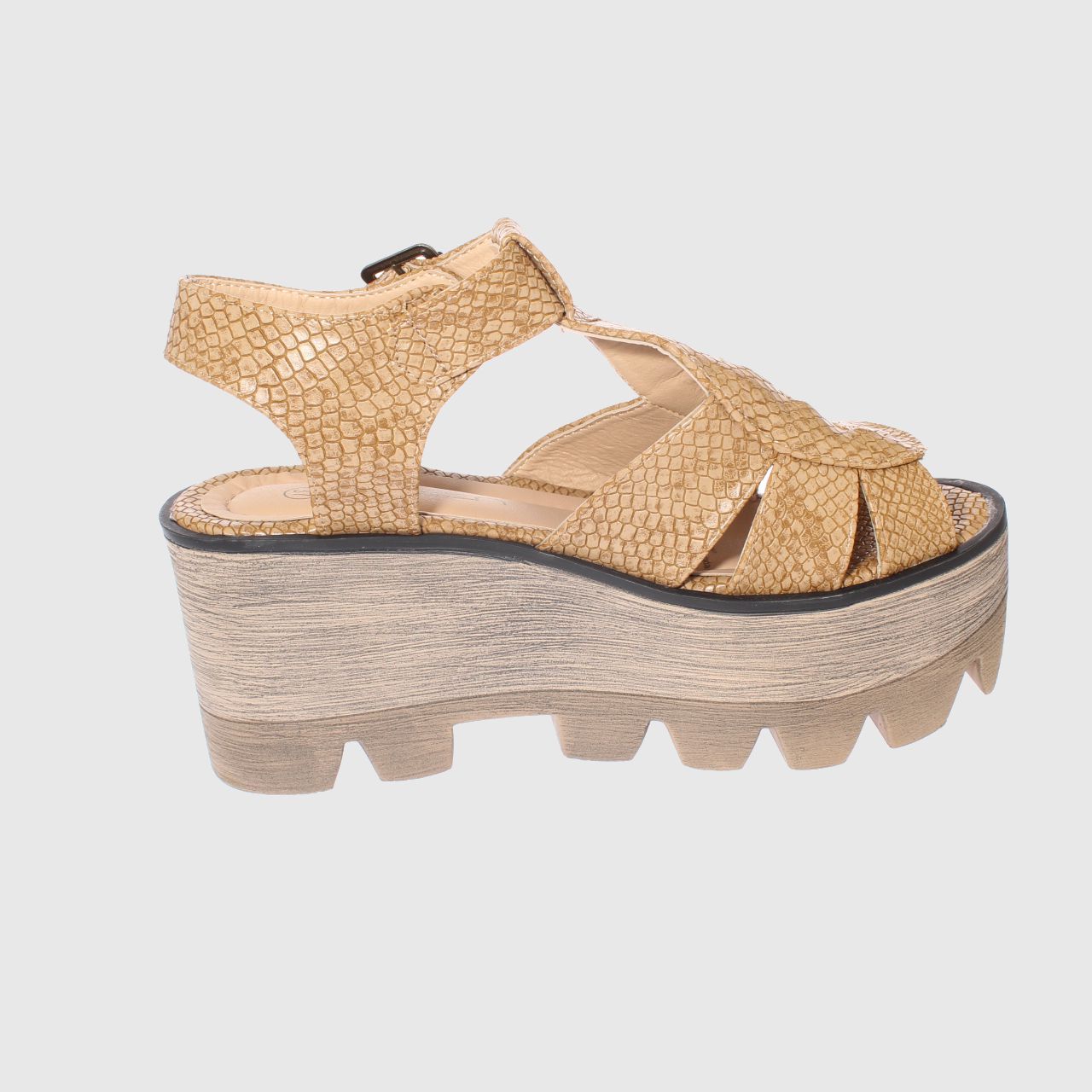 SANDALIAS MUJER VÍA FRANCA BEIGE PLATAFORMA ART. 5CP1601CBEIGE - 4