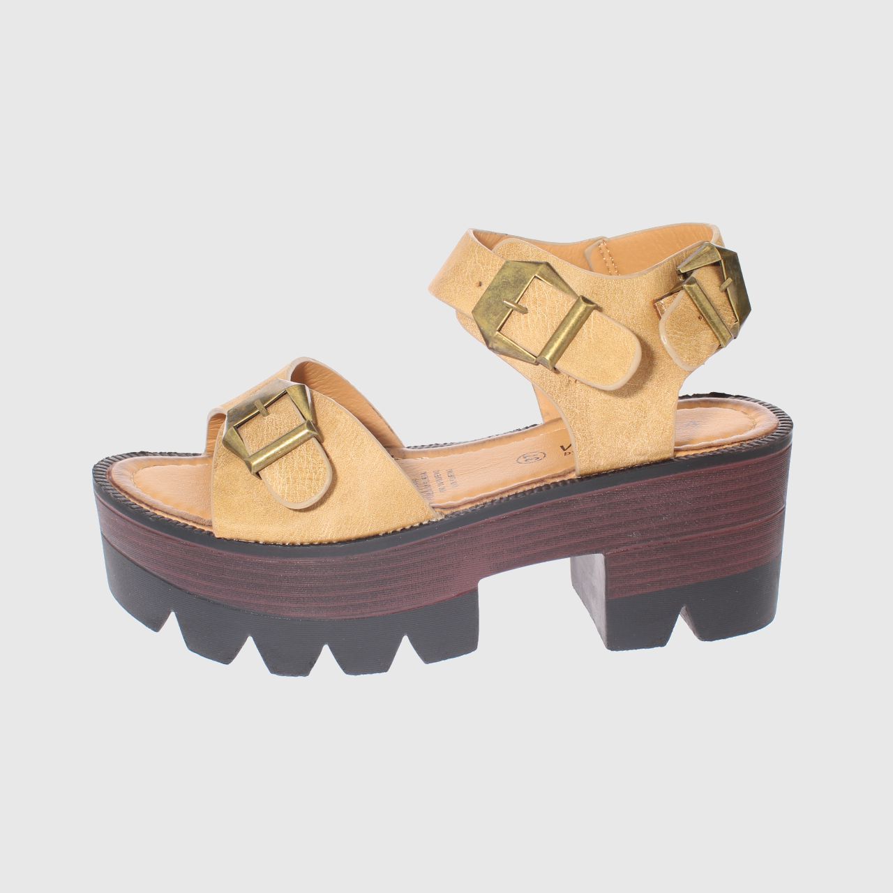 SANDALIAS MUJER VÍA FRANCA TAUPE PLATAFORMA ART. 5CP1612TAUPE - 2