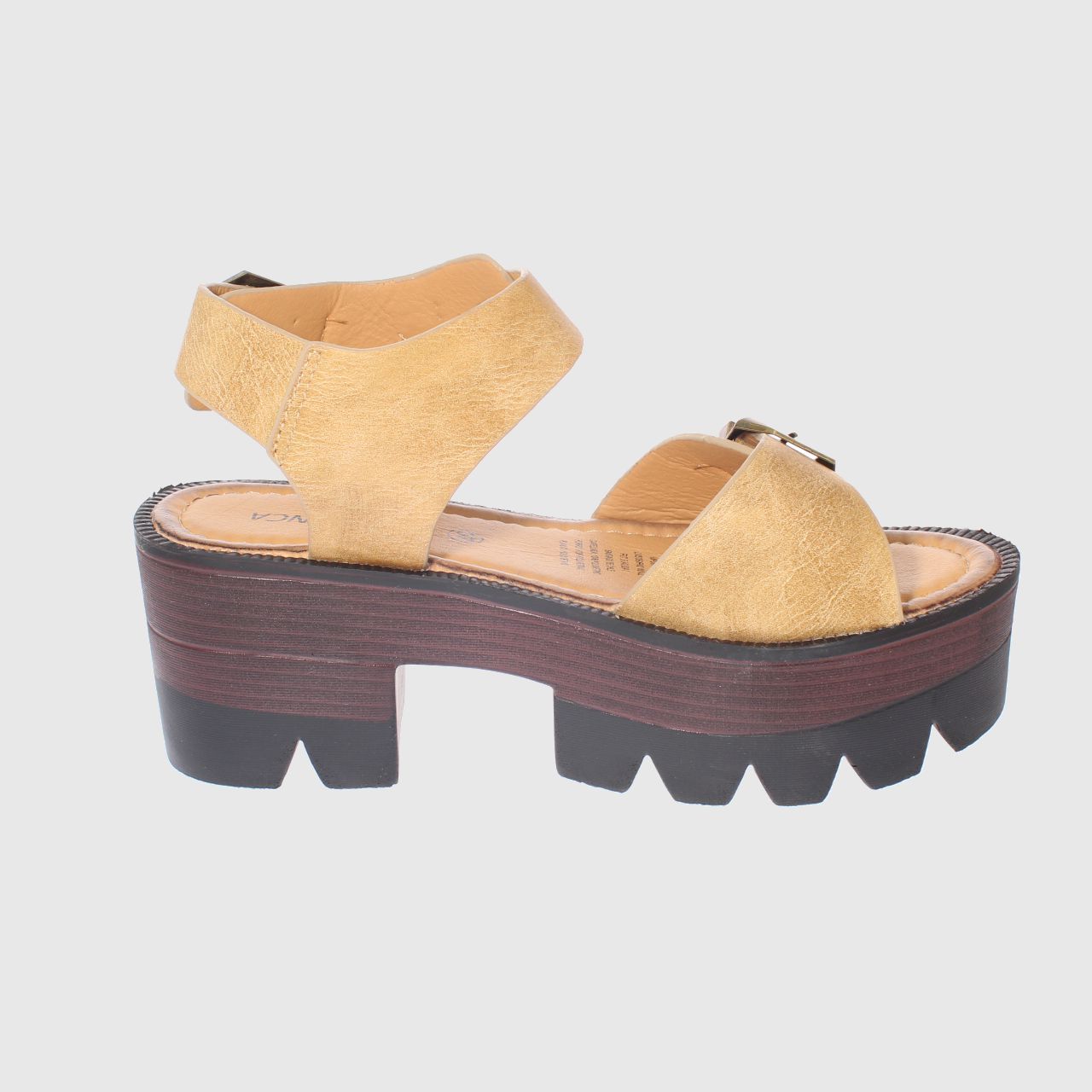SANDALIAS MUJER VÍA FRANCA TAUPE PLATAFORMA ART. 5CP1612TAUPE - 4