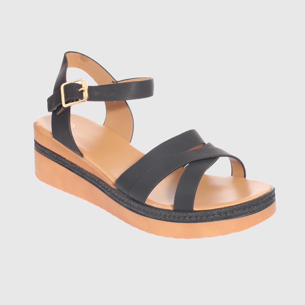 SANDALIA PLATAFORMA NEGRO VIA FRANCA ART. 52110B31138BLACK - 1