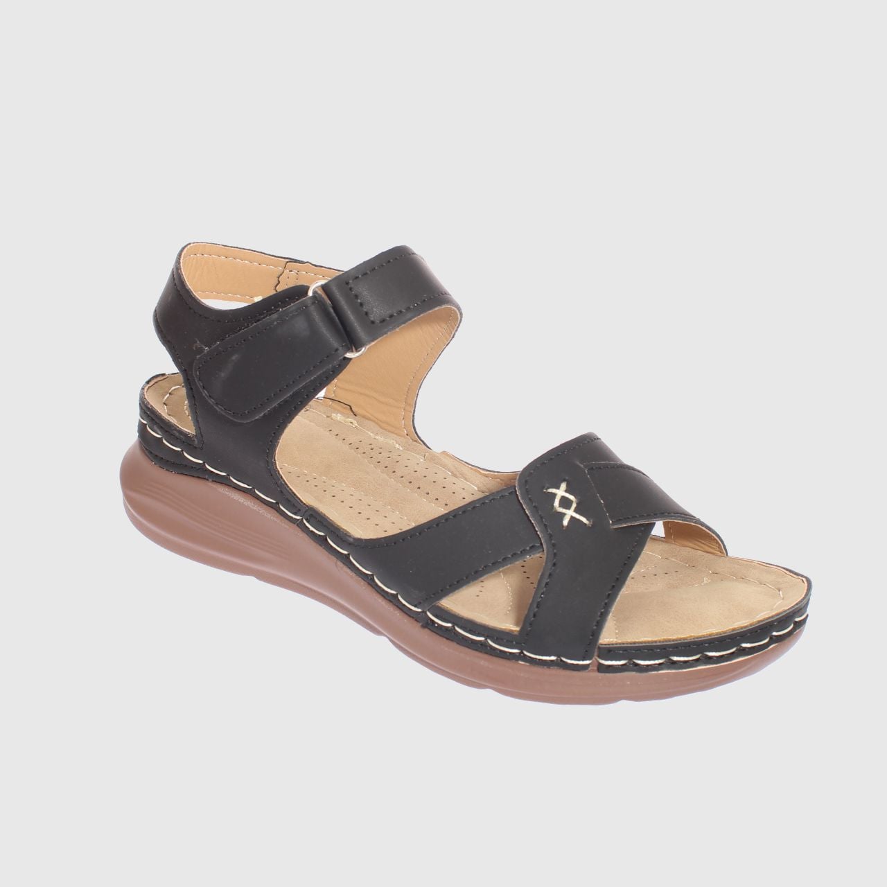 SANDALIA PLATAFORMA NEGRO VIA FRANCA ART. 52109B30968BLACK - 1
