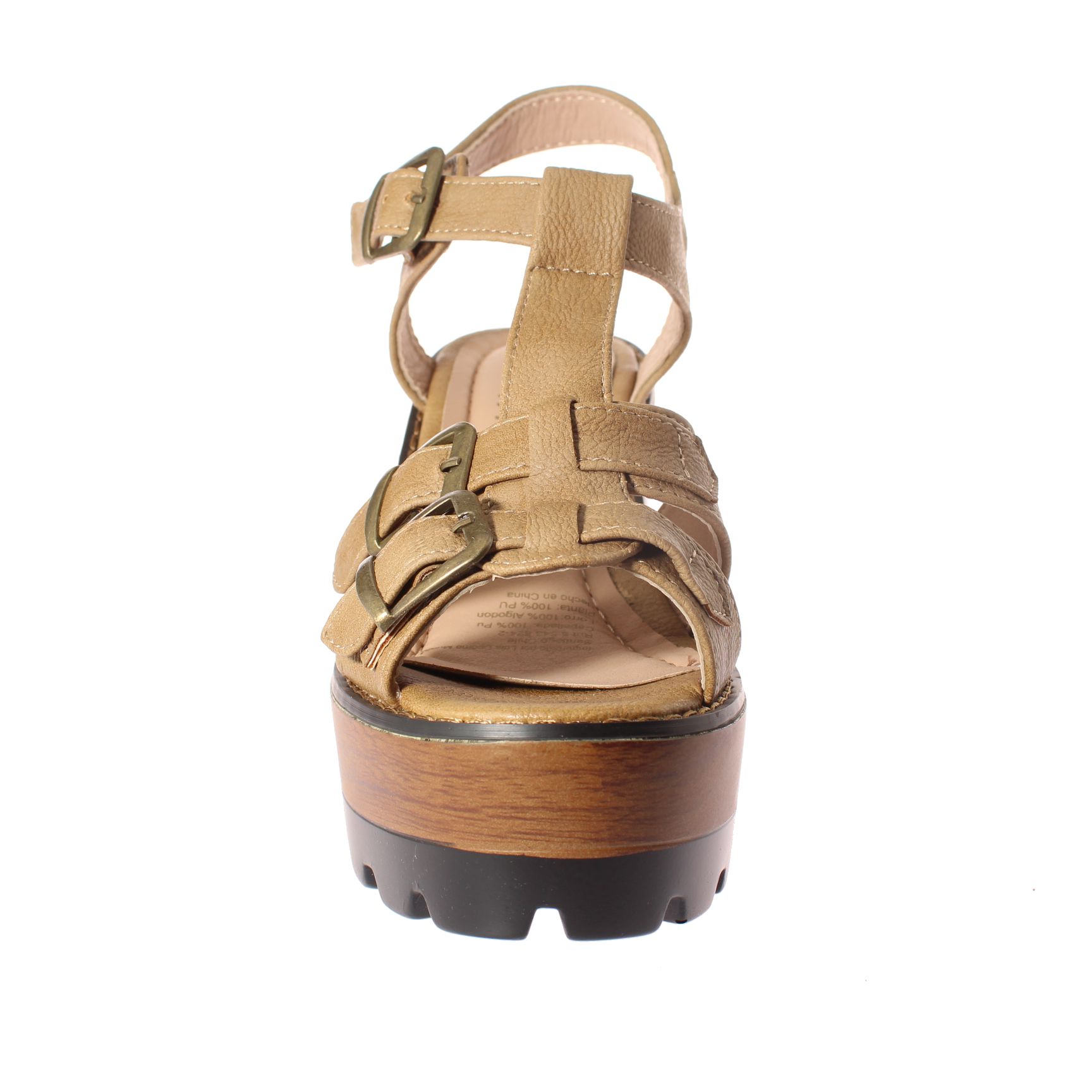 SANDALIAS MUJER VÍA FRANCA BEIGE PLATAFORMA ART. 5CP1606BEIGE - 3