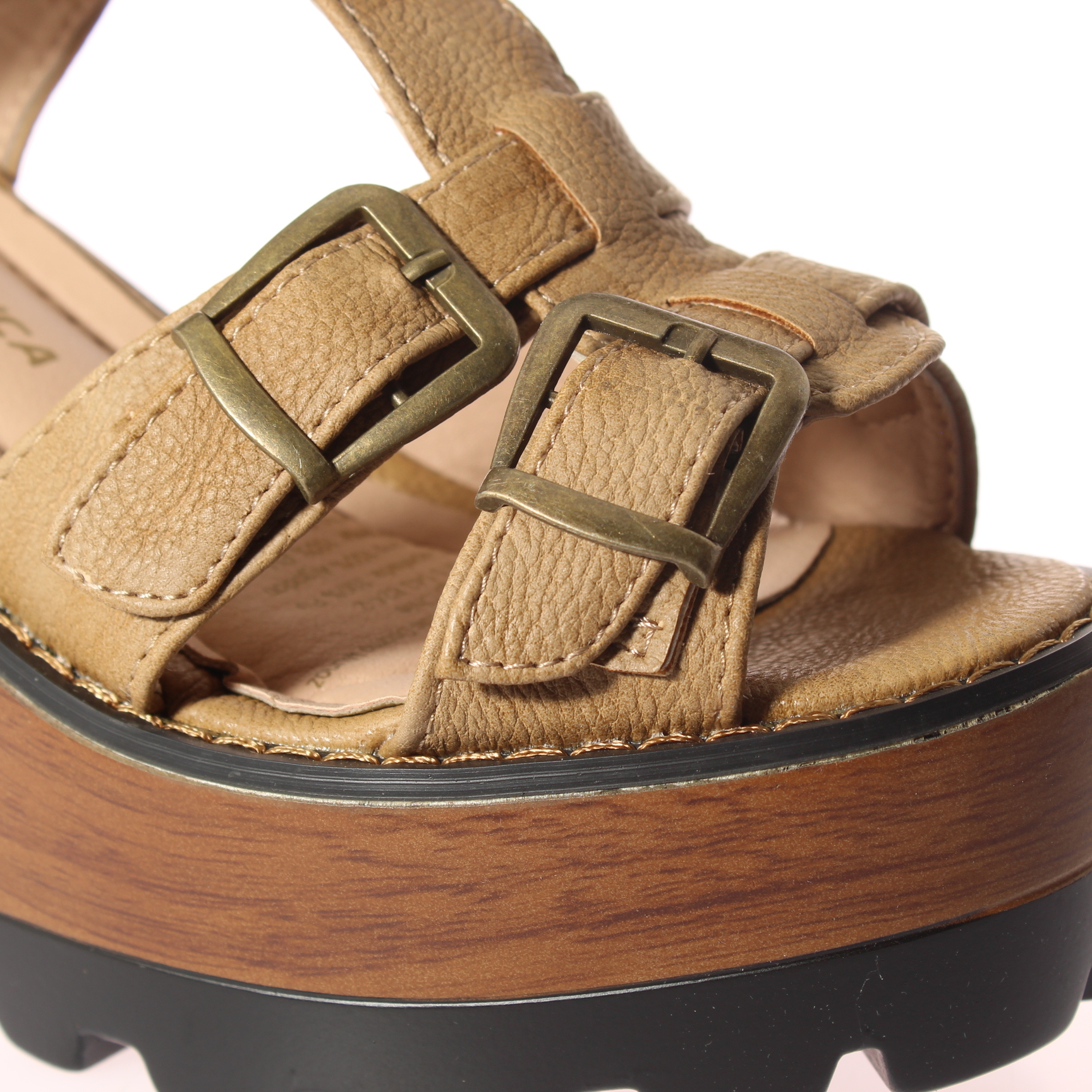 SANDALIAS MUJER VÍA FRANCA BEIGE PLATAFORMA ART. 5CP1606BEIGE - 5