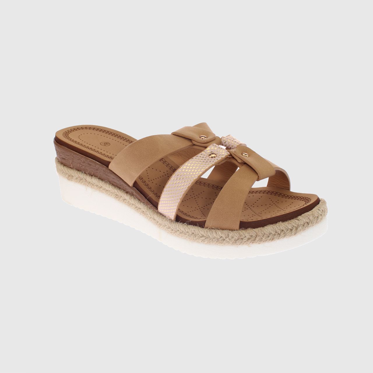 SANDALIA KAKI VIA FRANCA ART. 52109B30930KHAKI - 1