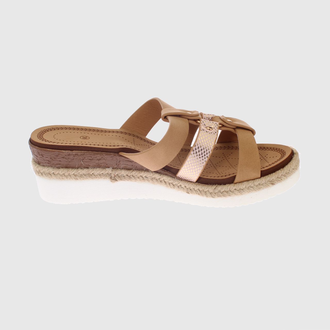 SANDALIA KAKI VIA FRANCA ART. 52109B30930KHAKI - 4