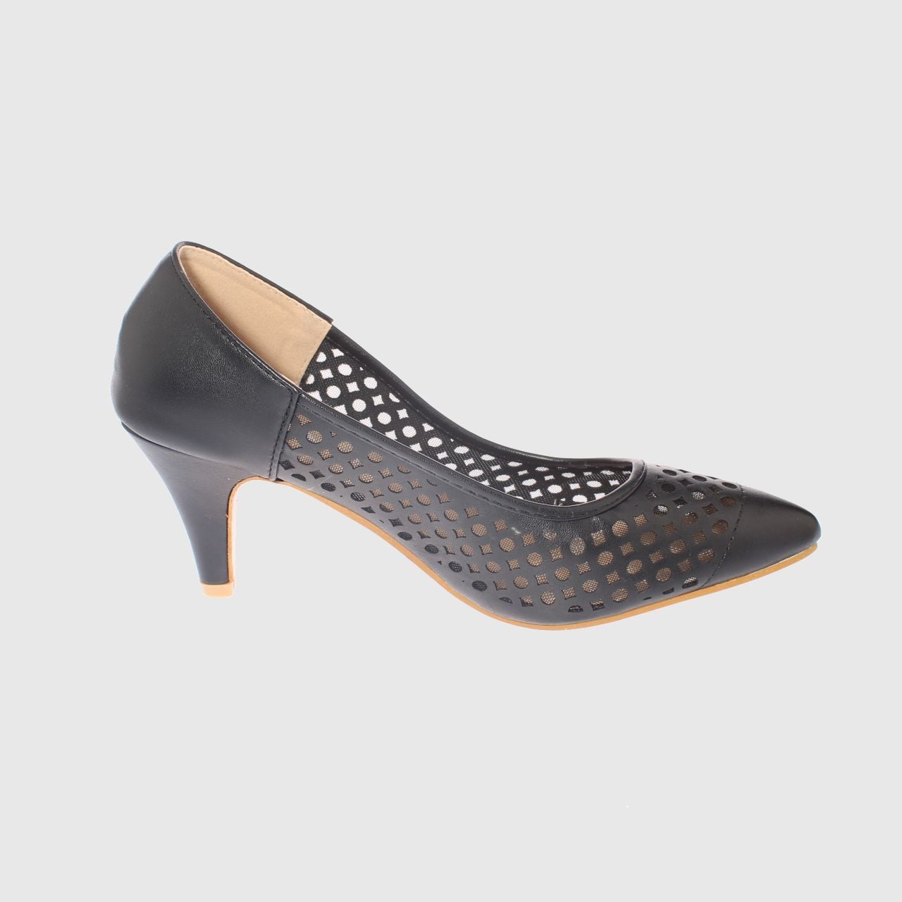 ZAPATO TACO NEGRO MIA MIA ART. 52771BLACK - 4