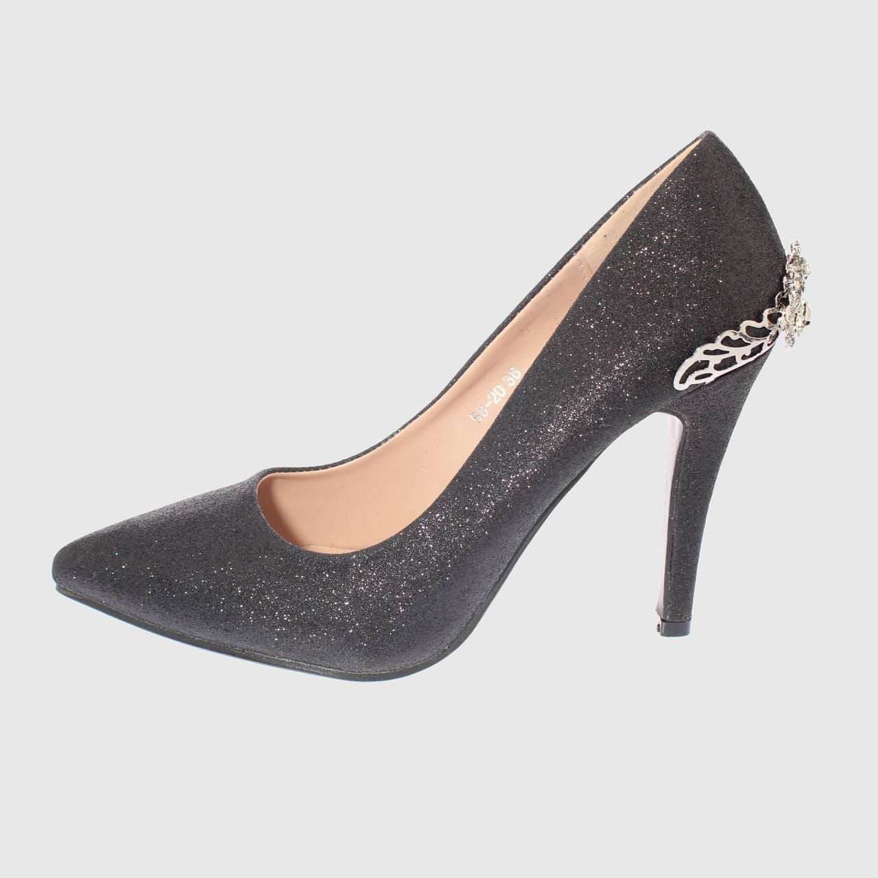 ZAPATO TACO NEGRO MIA MIA ART. 55820BLACK - 2