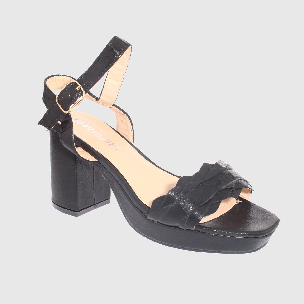 SANDALIA TACO NEGRO MIA MIA ART. 520271BLACK - 1