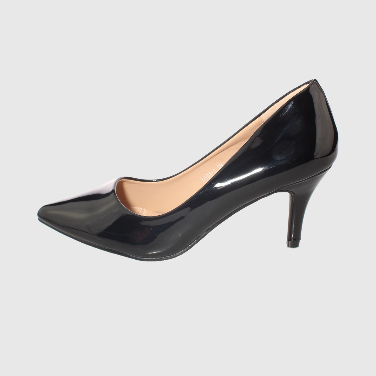 ZAPATO TACO NEGRO MIA MIA ART. 555011BLACK - 2